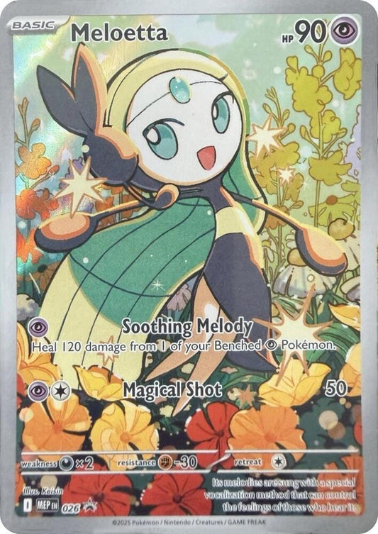 Meloetta - 026 - Black Star Promo - Mega Evolution Promo