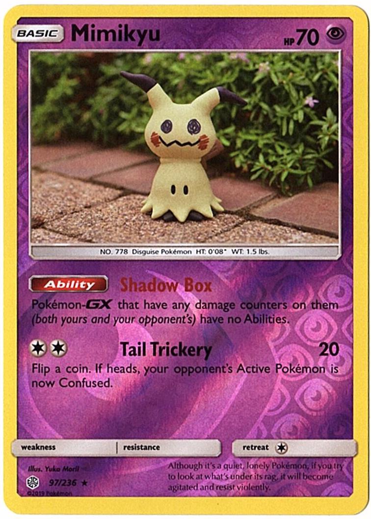 Mimikyu - 97/236 - Reverse Holo - Cosmic Eclipse