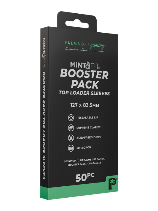 Palms Off MintFit Booster Pack Top Loader Sleeves - 50pc