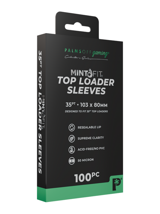 Palms Off MintFit Top Loader Sleeves - 35pt - 100pc