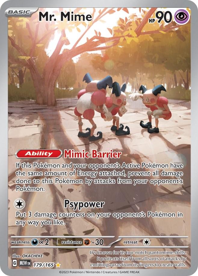 Mr. Mime - 179/165 - Illustration Rare - 151