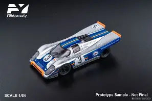 PORSCHE 917K #3 12H SEBRING WINNER ELFORD 1/64 DIECAST CAR BY FINCLASSICALLY FY