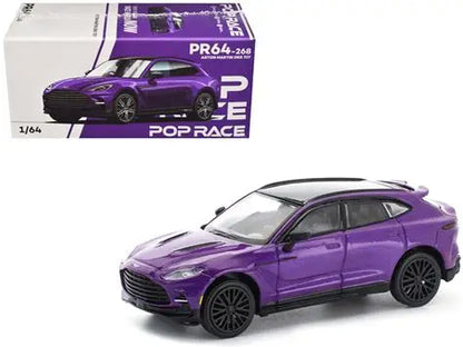 Pop Race 1/64 Aston Martin DBX 707 Storm Purple New