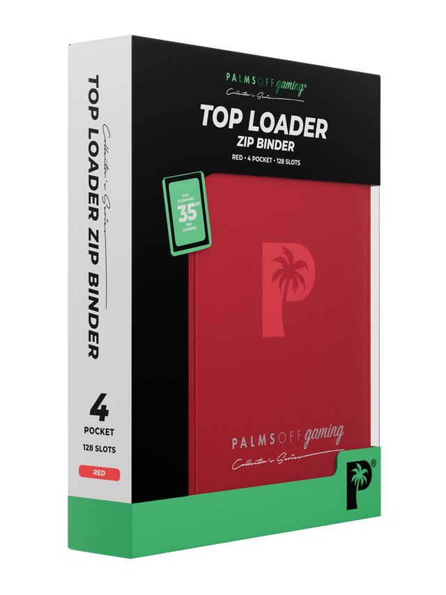 Palms Off Collector's Series Top Loader Binder - 4 Pocket