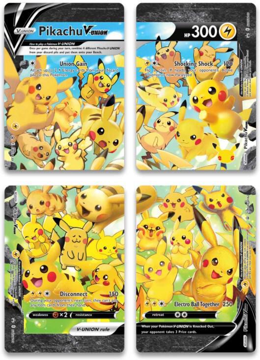 Pikachu V Union - SWSH139/140/141/142 - Black Star Promo