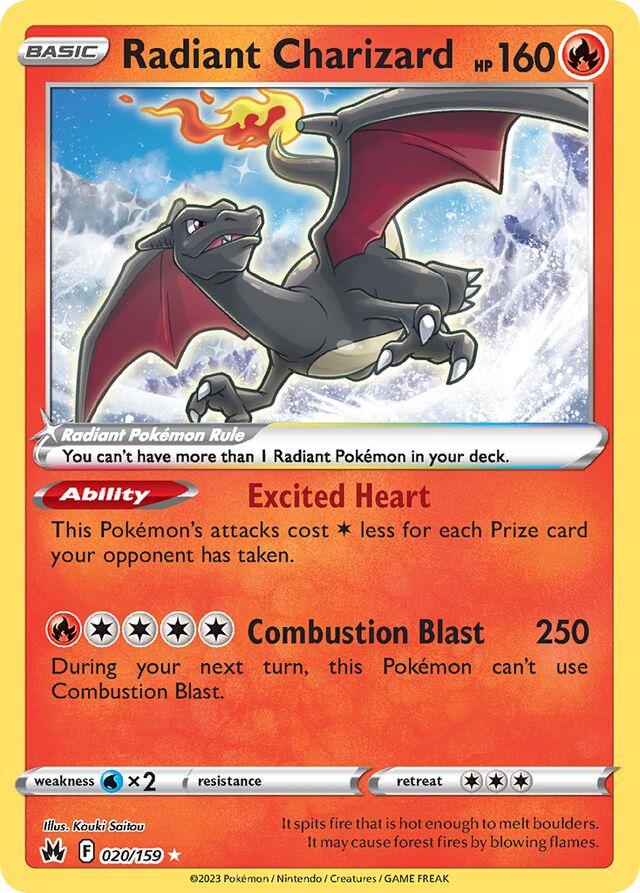 Radiant Charizard - 020/159 - Holo - Crown Zenith
