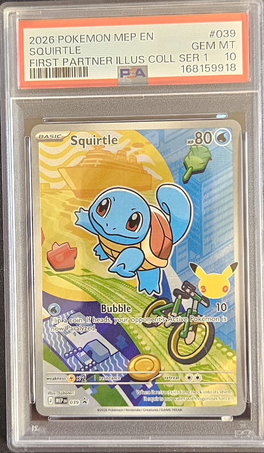 Squirtle - PSA 10 - 039 - Promo - First Partners Series 1