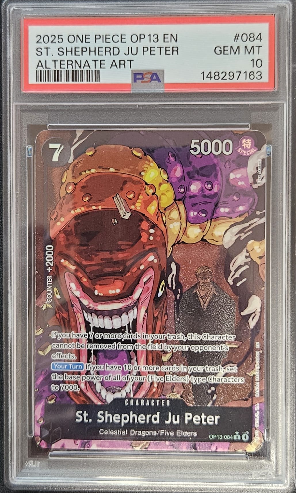 St. Shepherd Ju Peter - PSA 10 - OP13-084 - Alternate Art