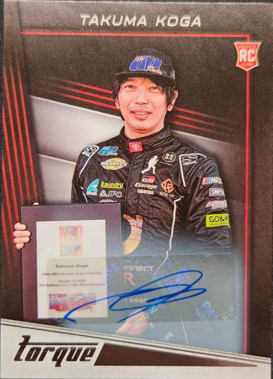 Takuma Koga - No.10 - Panini Chronicles Torque Racing 2023 - Auto