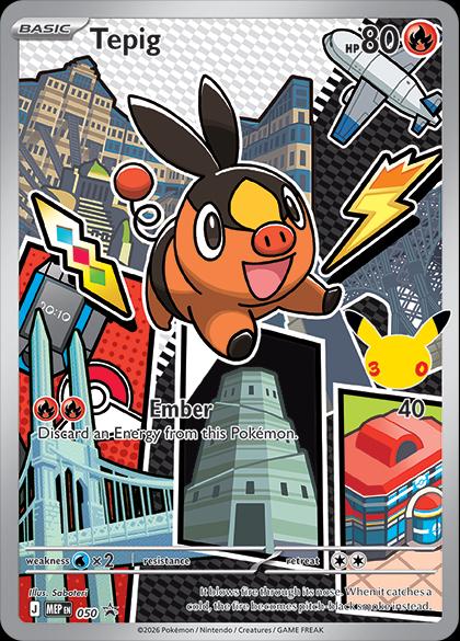 Snivy, Tepig, Oshawott - 049-050-051 - Black Star Promo - First Partner Illustration Series 2