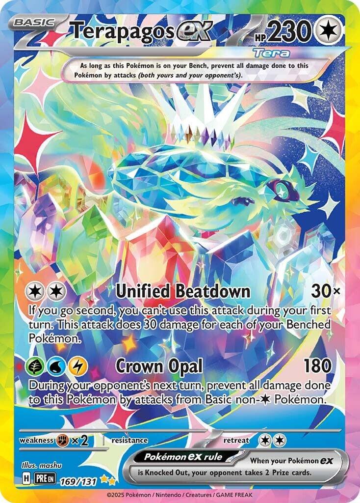 Terapagos ex - 169/131 - Special Illustration Rare - Prismatic Evolutions