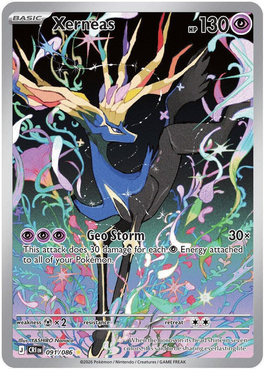 Xerneas - 091/086 - Illustration Rare - Chaos Rising
