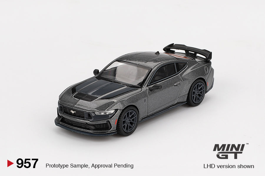 Mini GT MGT00957-R 1/64 Ford Mustang Dark Horse 2024 Carbonized Gray RHD New