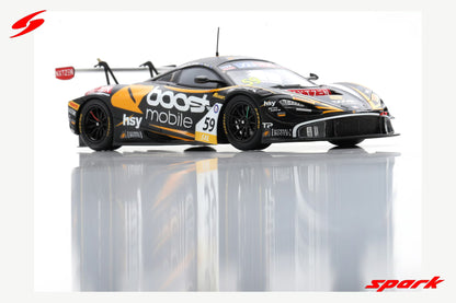 Spark 1/43 McLaren 720S GT3 No.59 59Racing 8th Bathurst 12H 2020 D. Storey - F. Ross - M. Kodrić Limited 300 AS055