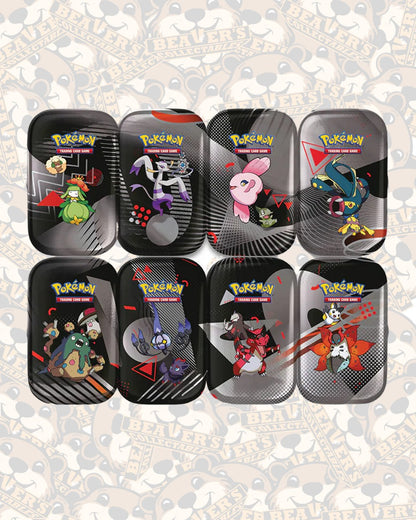 Unova Black Bolt & White Flare Mini Tin (assorted)