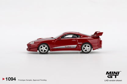 Mini Gt 1/64 Toyota Supra VeilSide Combat V-I Red LHD 1094 In Blister pack