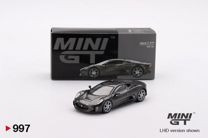 Mini GT #997 - Jaguar C-X75 Test car - 1/64 Scale - Sealed Box) LHD
