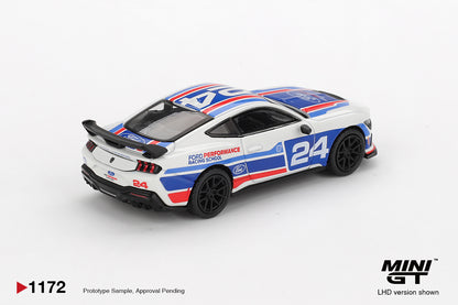 Mini GT Ford Mustang Dark Horse #24 Ford Performance Racing School 1172