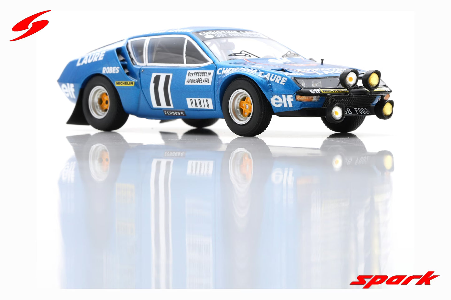 Spark 1/43 Alpine A310 No.11 Rally Monte Carlo 1977 G. Fréquelin - J. Delaval S5469