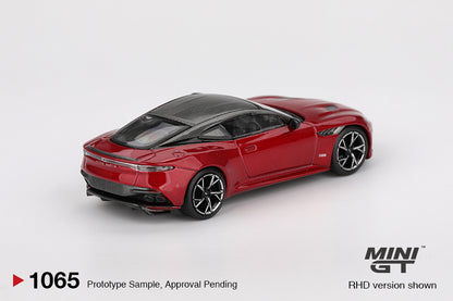 Mini GT 1/64 Aston Martin DBS Hyper Red #1065 LHD