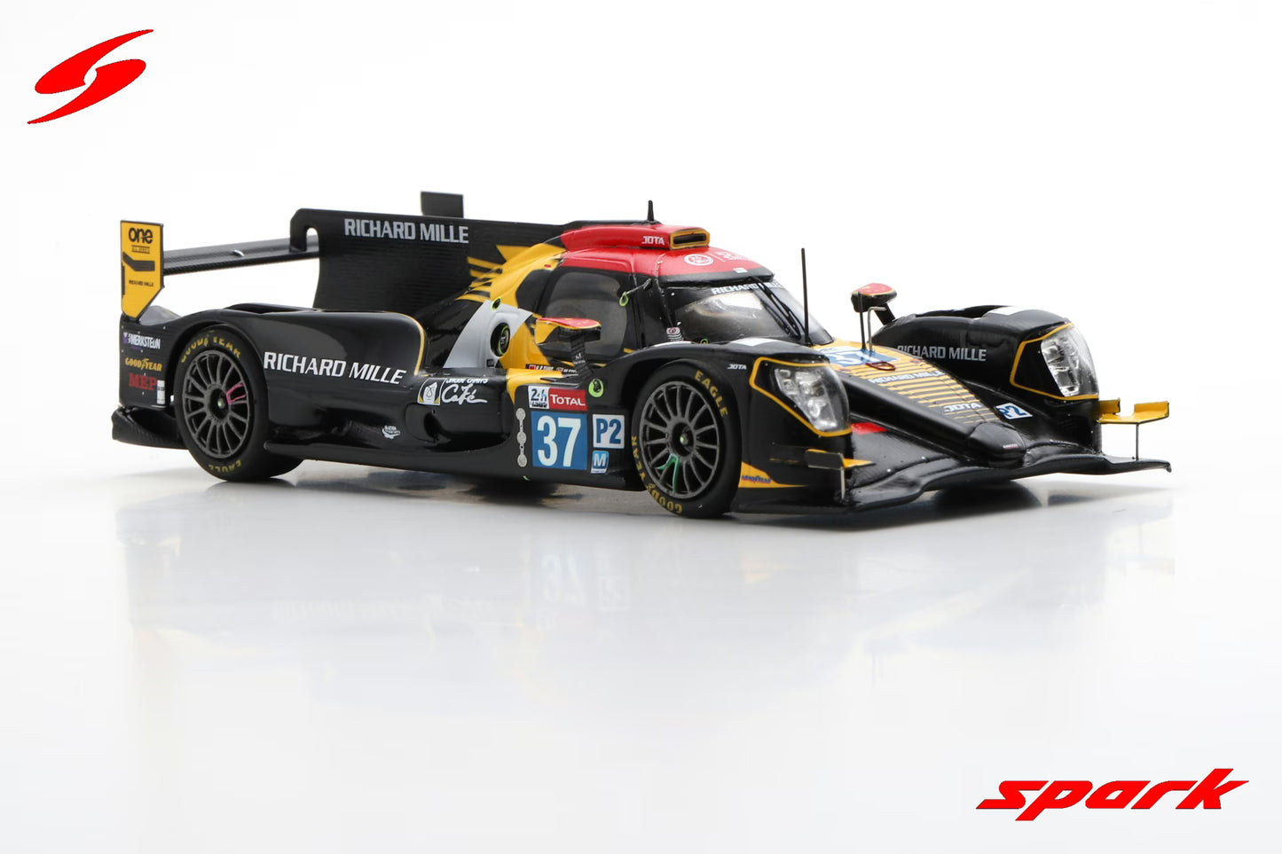 Spark 1/43 Oreca 07 - Gibson No.37 Jackie Chan DC Racing 24H Le Mans 2020 G. Aubry - W. Stevens - H.-P. Tung S7977