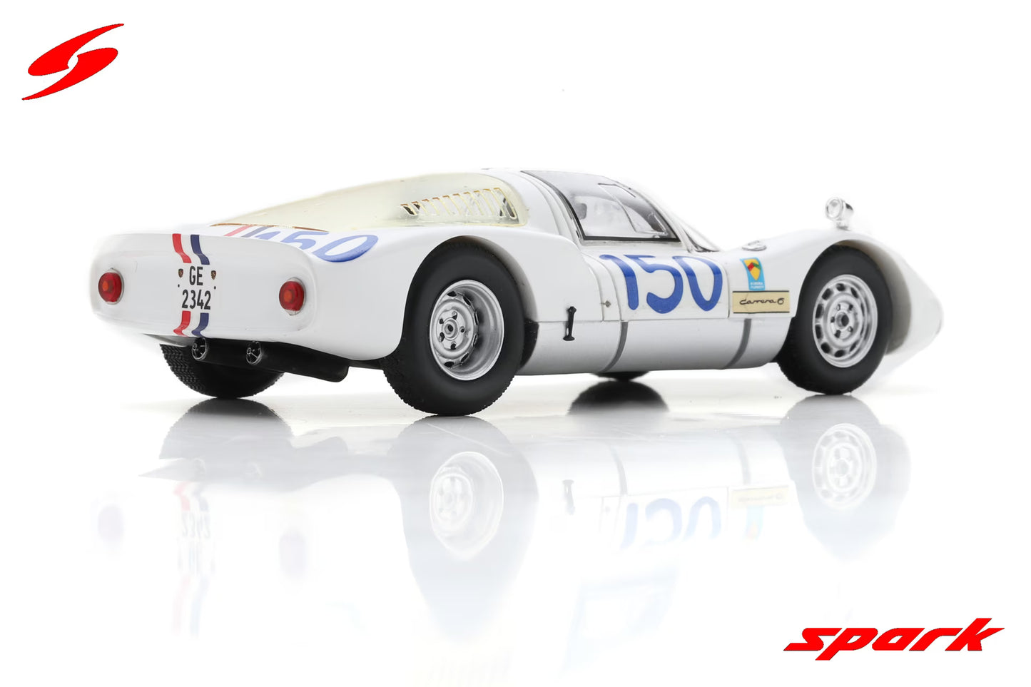 Spark 1/43 Porsche 906 No.150 5th Targa Florio 1966 C. Bourillot - U. Maglioli S9236