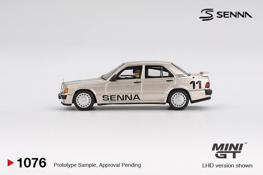 MINI GT 1/64 - Mercedes-Benz 190 E 2.3-16 #11 Ayrton Senna 1984 Nürburgring Race