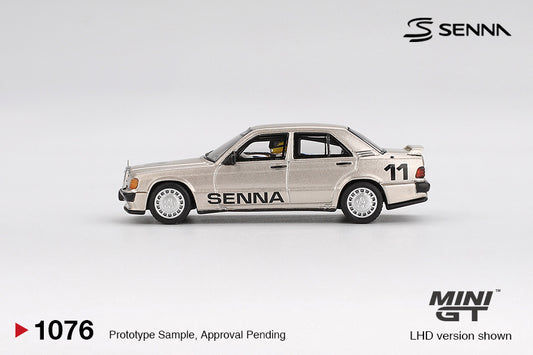 MINI GT 1/64 - Mercedes-Benz 190 E 2.3-16 #11 Ayrton Senna 1984 Nürburgring Race