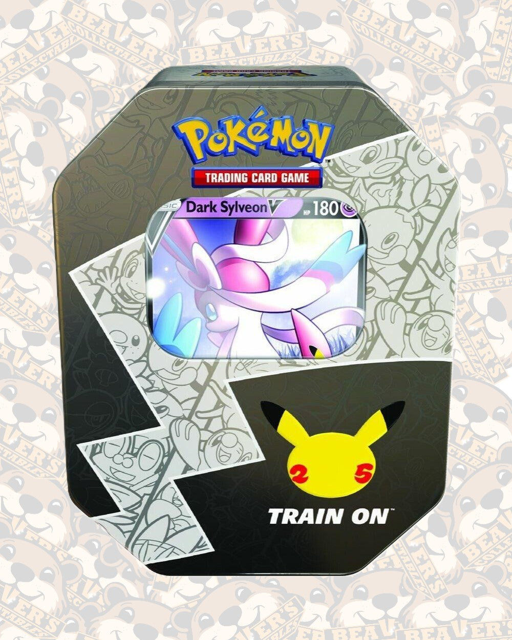25th Celebration Dark Sylveon Tin