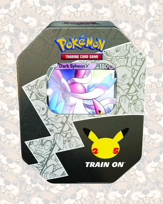 25th Celebration Dark Sylveon Tin