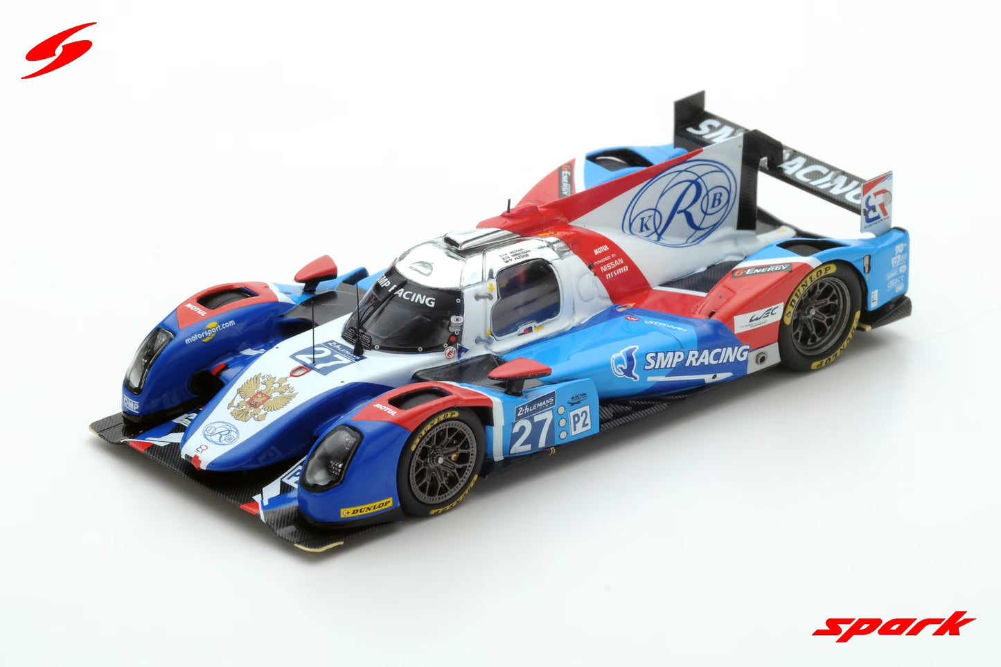 Spark 1/43 BR01 - Nissan #27 - SMP Racing - Le Mans 2016 - Nicolas Minassian - Maurizio Mediani - Mikhail Aleshin S5112