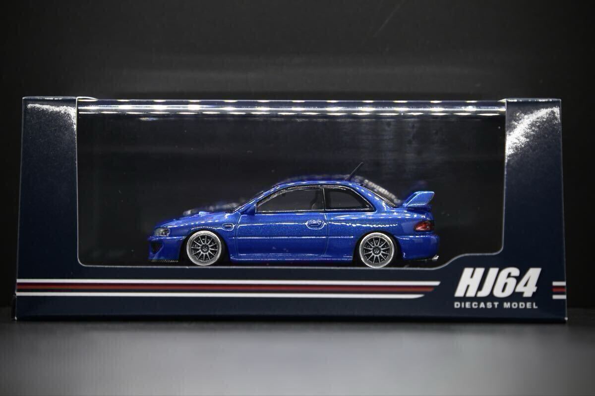 Hobby Japan Blue 2022 Subaru Impreza Prodrive P25 Prototype 1:64 Car HJ643041A