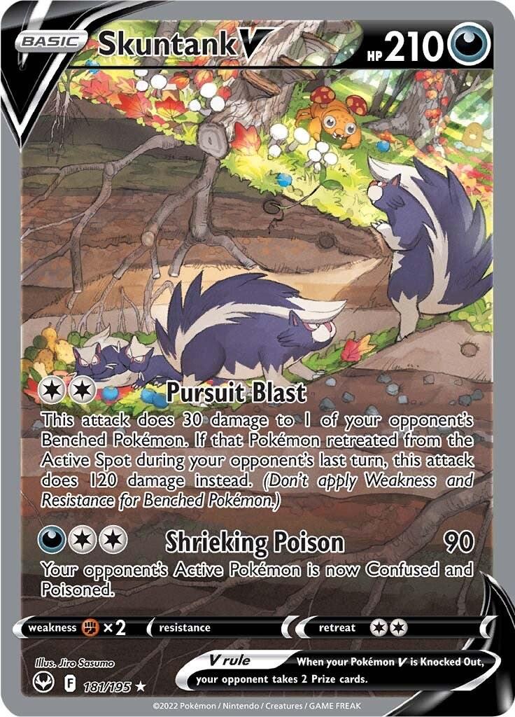 Skuntank V - 181/195 - Illustration Rare - Silver Tempest