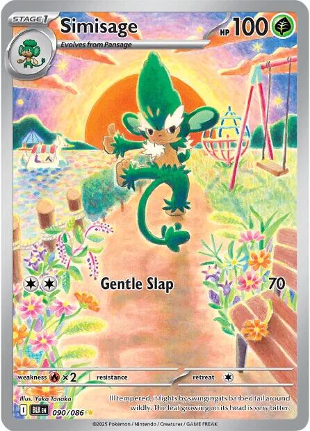 Simisage - 090/086 - Illustration Rare - Black Bolt