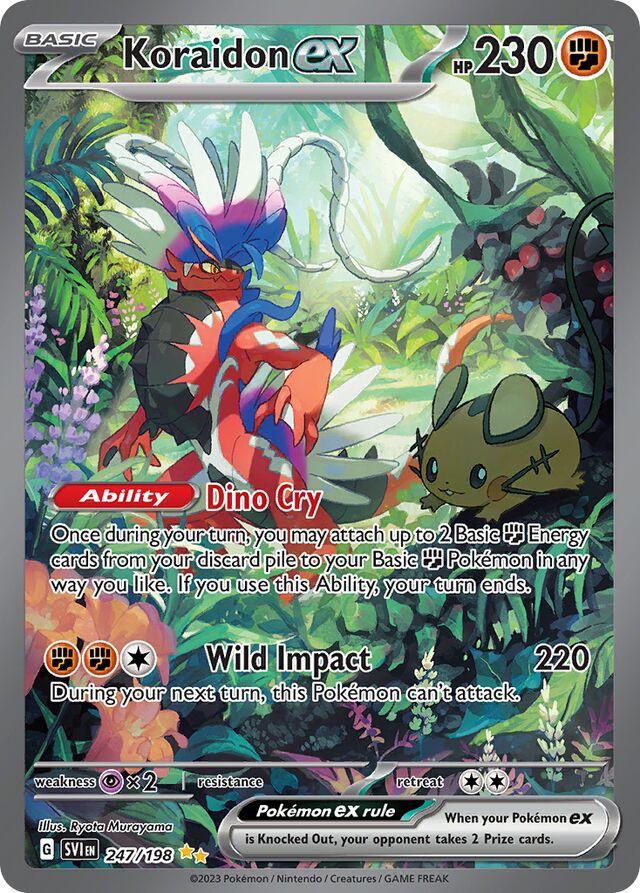 Koraidon ex - 247/198 - Special Illustration Rare - Scarlet & Violet
