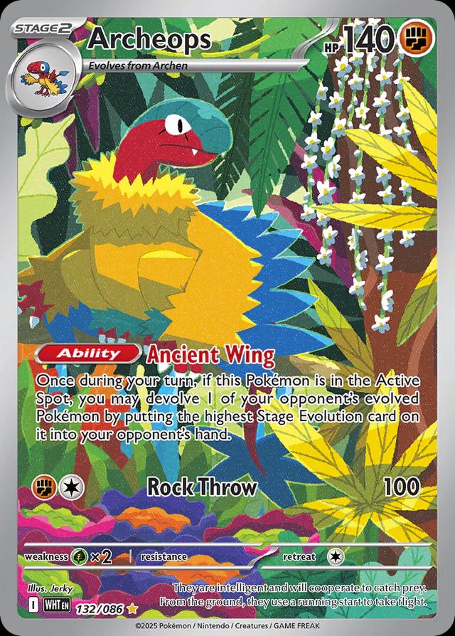 Archeops - 132/086 - Illustration Rare - White Flare